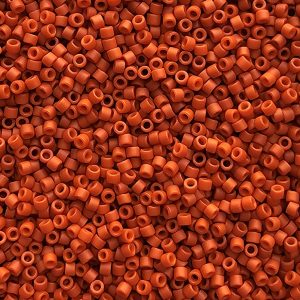 منجوق دلیکا میوکی - نارنجی آجری مات - میوکی - کد 795