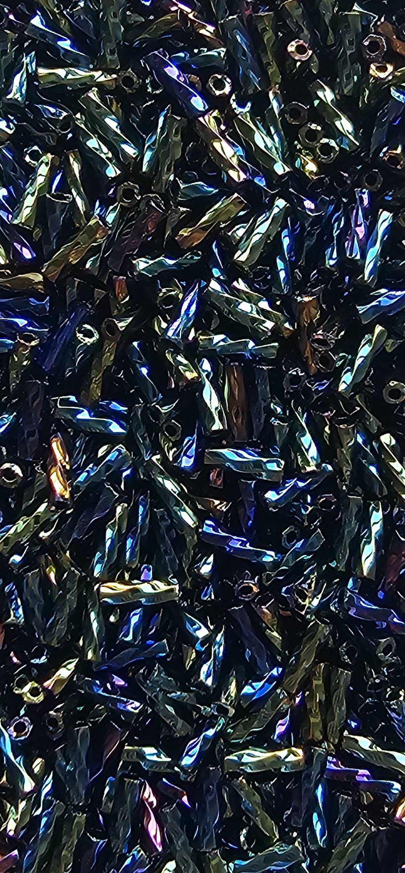 ملیله کامل پیچ هفت رنگ (rainbow black )