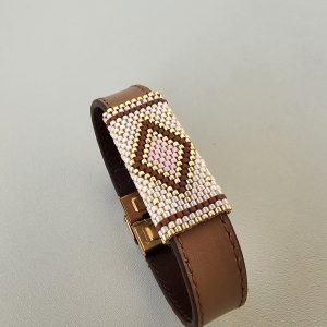دستبند چرمی میوکی - میوکی - کد 8