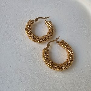 گوشواره میوکی - طلایی - میوکی - کد 15