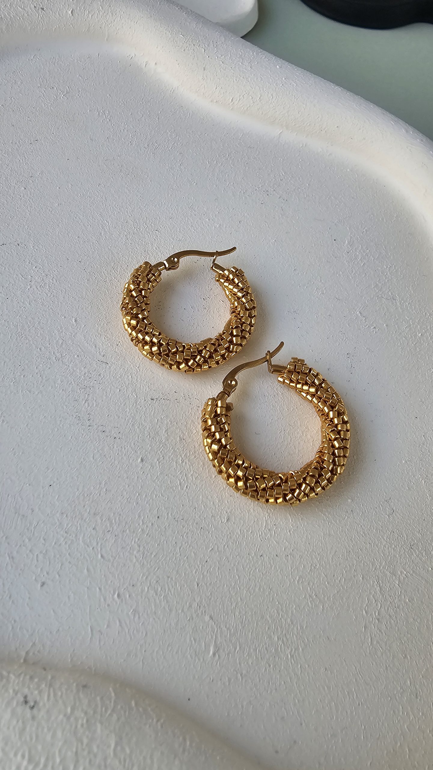 گوشواره میوکی - طلایی - میوکی - کد 15